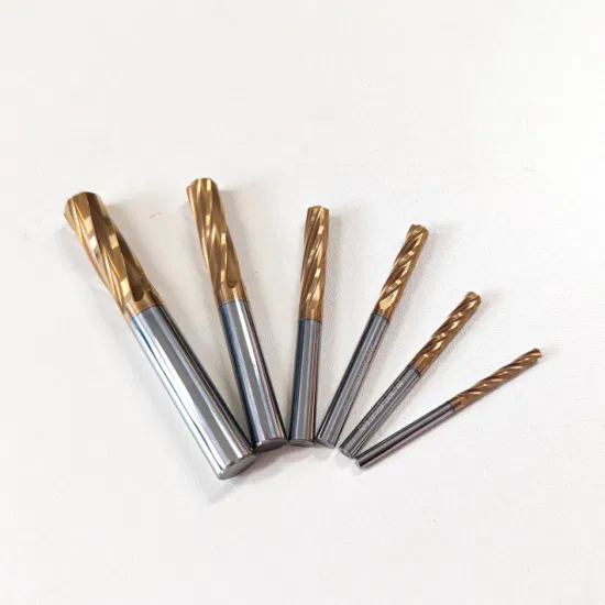 HRC55 End Mill Drill Reamer Carbide Spiral Groove Reamer 3mm